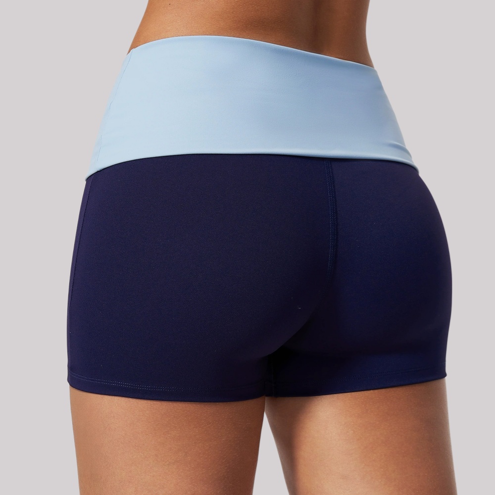 Women Fold Over Yoga Sports Sh - J-Yoga Fitness recension och pris