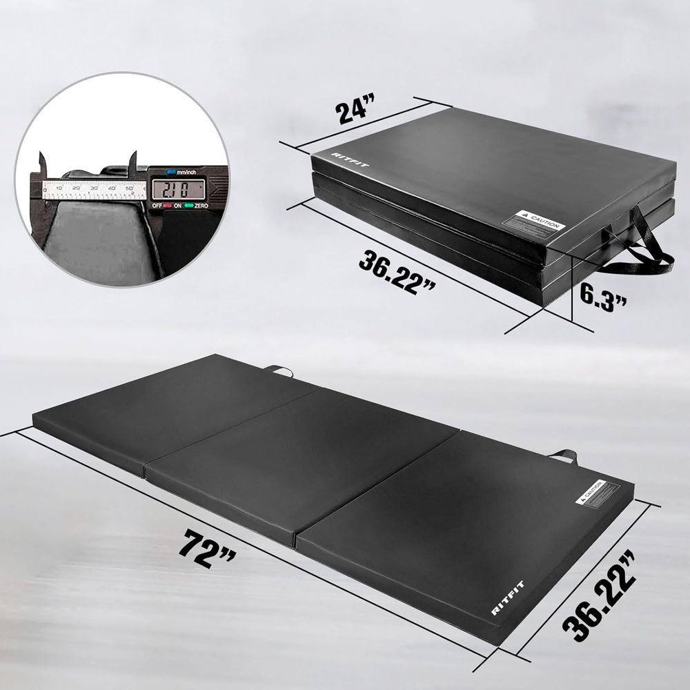 Enhanced 2 Thick Gym Mat, 3'x6 - Thick Yoga Mat recension och pris