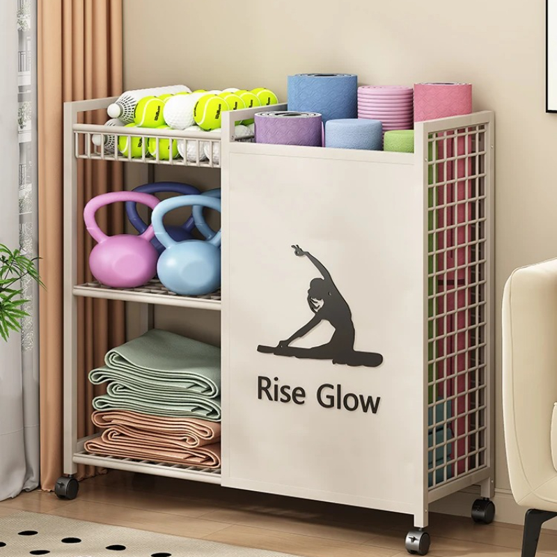 Mobile Fitness Cart with Wheel - Yoga Fitness Gear recension och pris