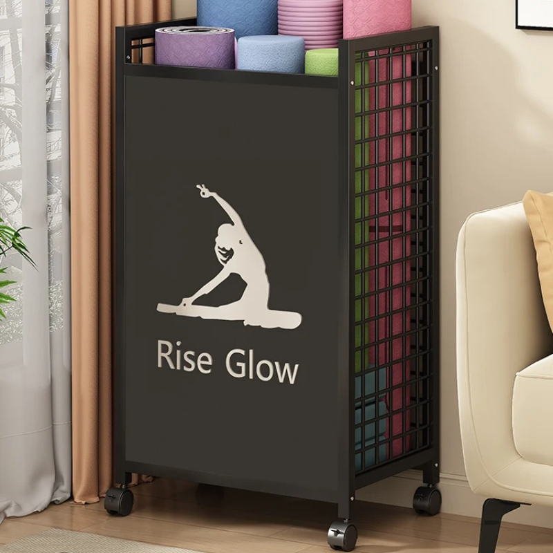 Mobile Fitness Cart with Wheel - Yoga Fitness Gear recension och pris