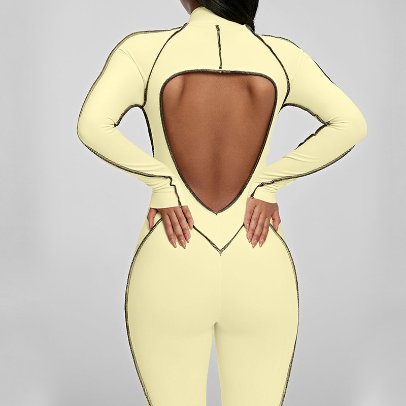 Sanding Yoga Jumpsuit Hollow-O - Yoga Fitness Girl recension och pris