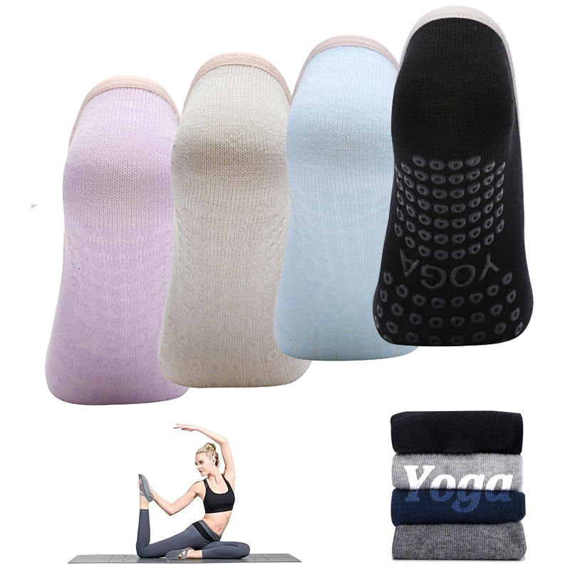 Ladies Non-Slip Pilates Socks  - Yoga Fitness Women recension och pris