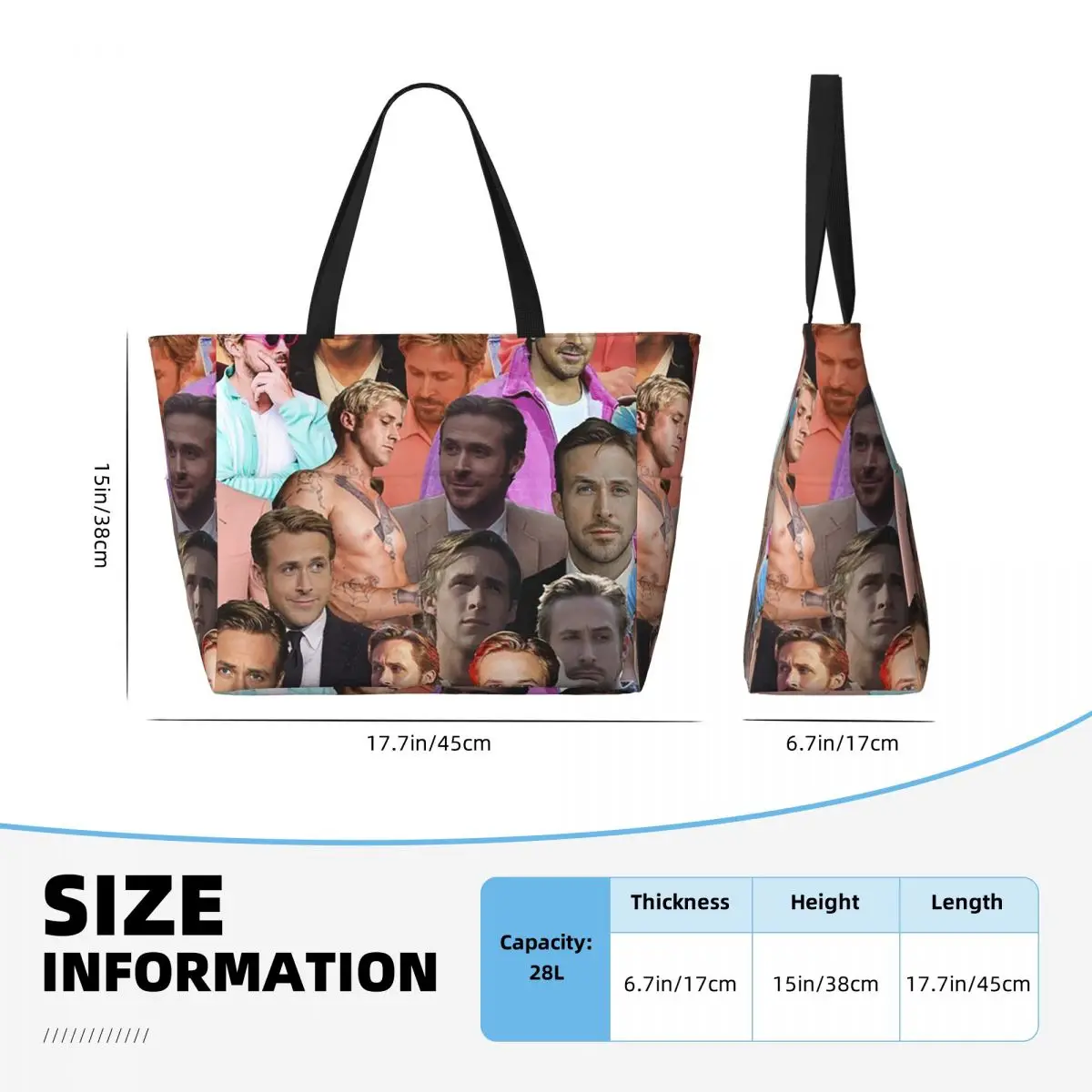 Ryan Gosling Photo Collage Bea - Yoga Fitness Photos recension och pris