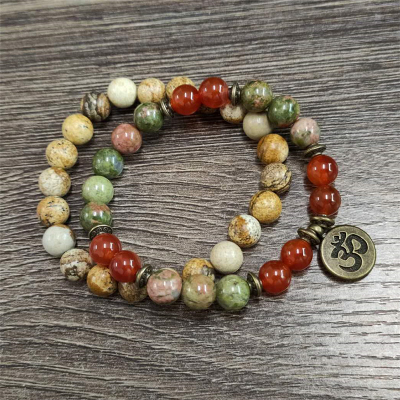 Charm Stone Wrist Mala Healing - J-Yoga Fitness recension och pris