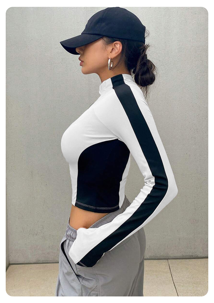 Yoga Clothes Stand Up Collar J - Yoga Fitness Women recension och pris