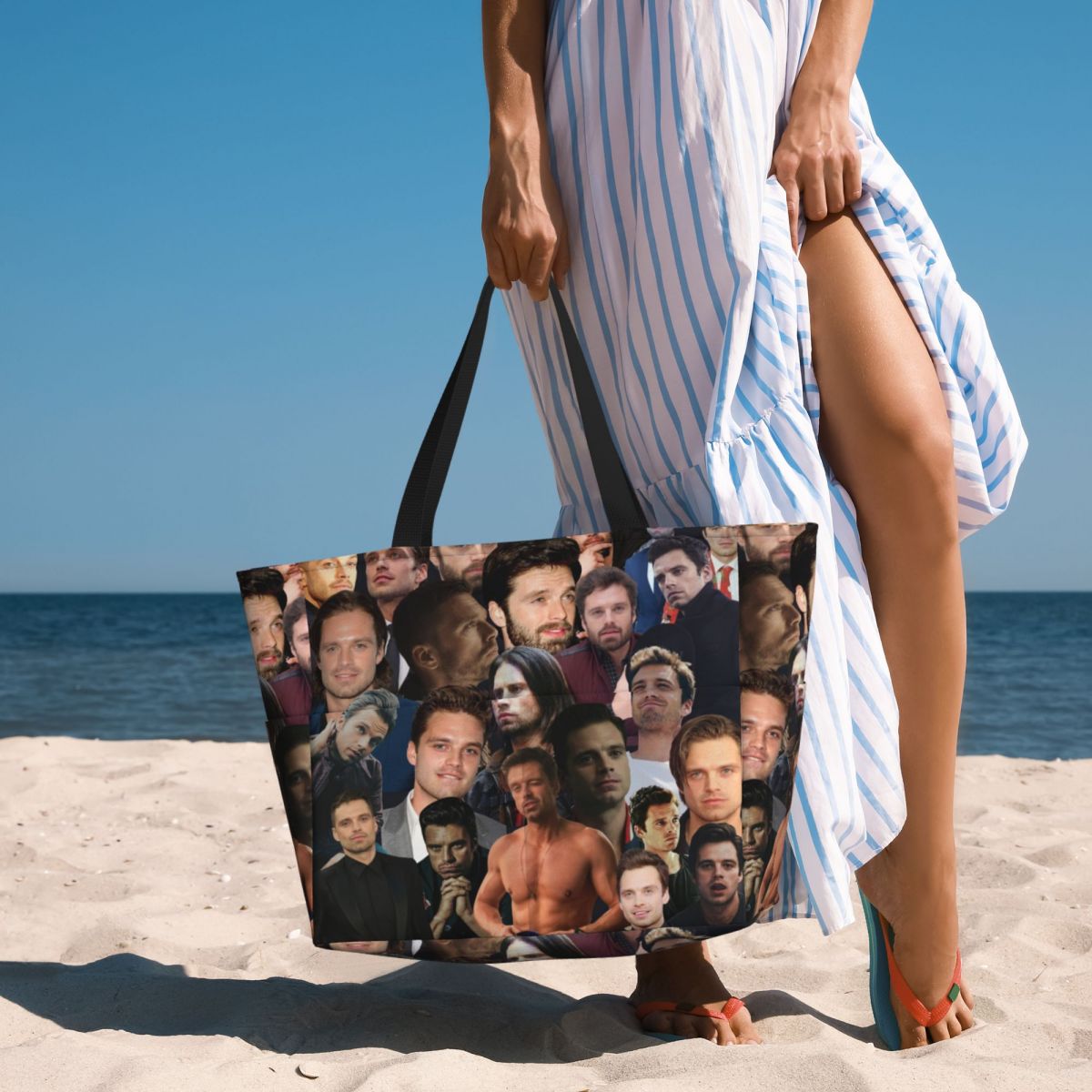 Sebastian Stan Photo Collage B - Yoga Fitness Photos recension och pris