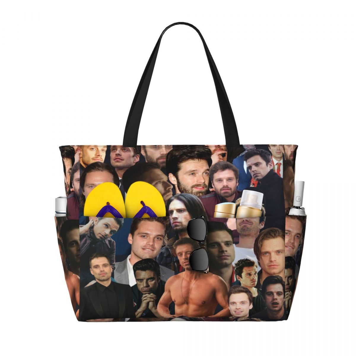 Sebastian Stan Photo Collage B - Yoga Fitness Photos recension och pris