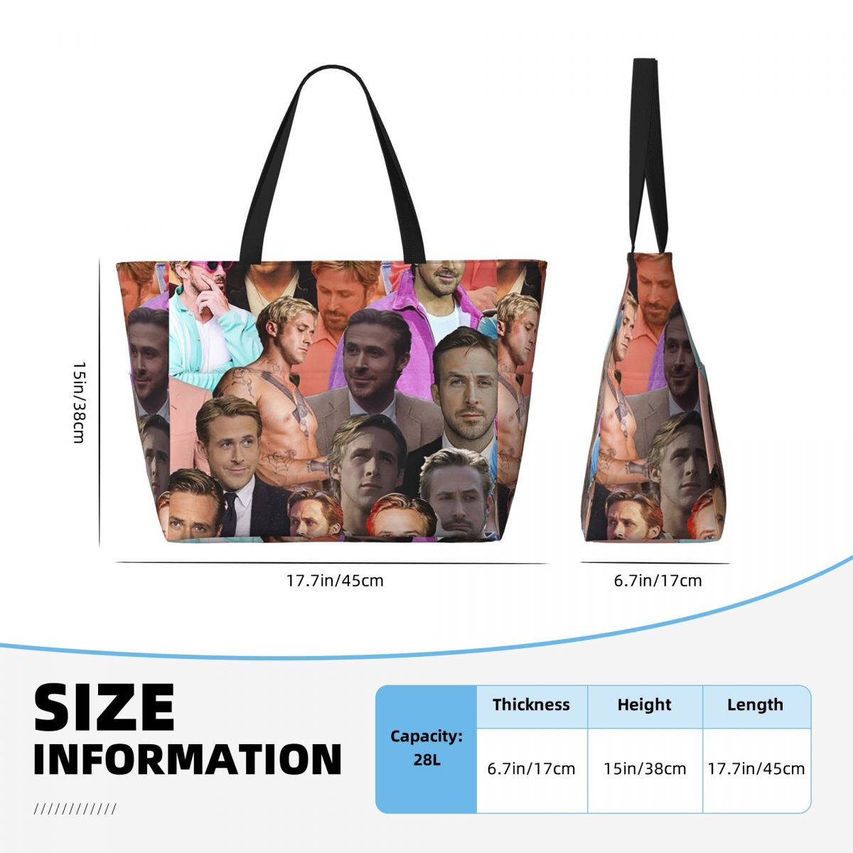 Ryan Gosling Photo Collage Bea - Yoga Fitness Photos recension och pris