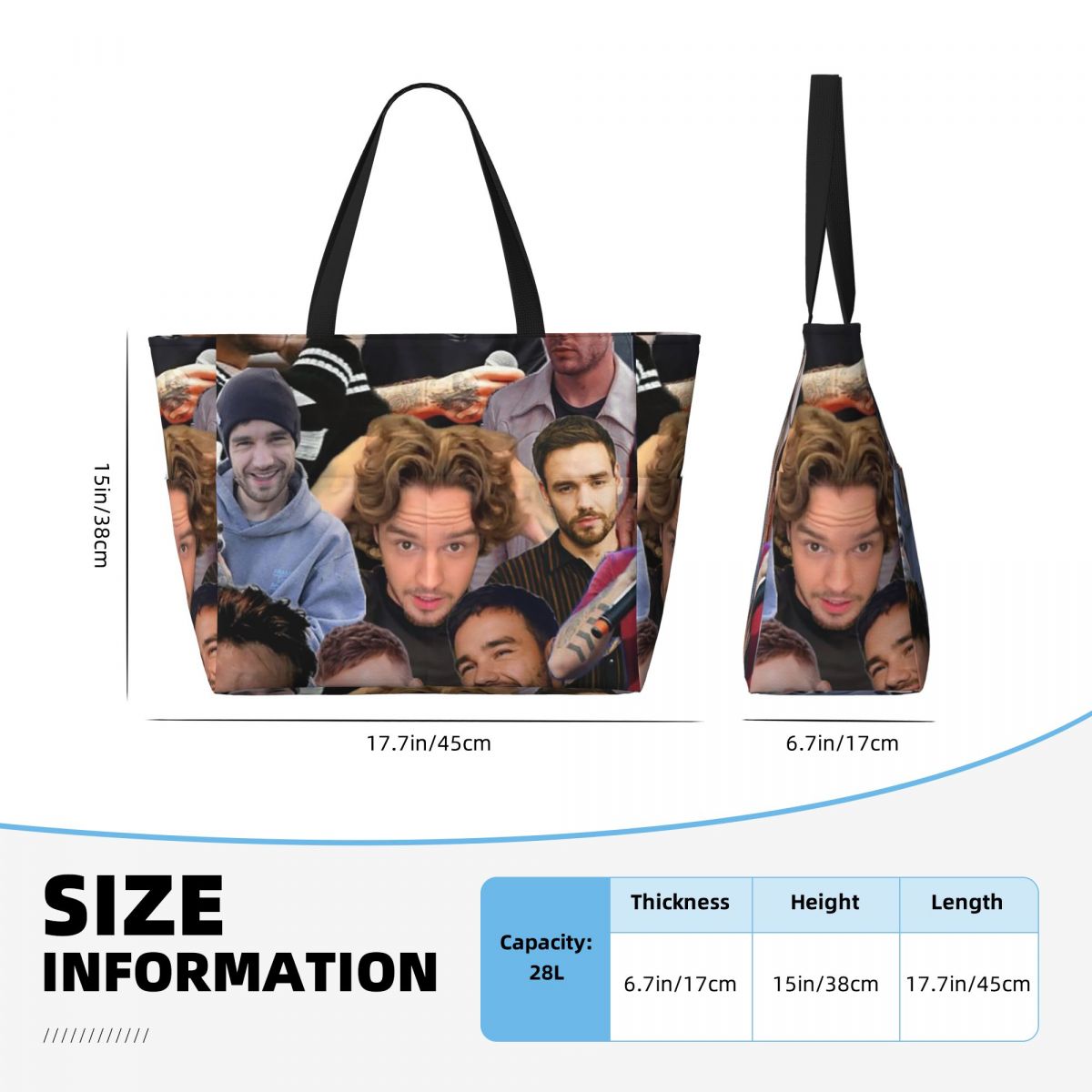 Liam Payne Photo Collage Beach - Yoga Fitness Photos recension och pris