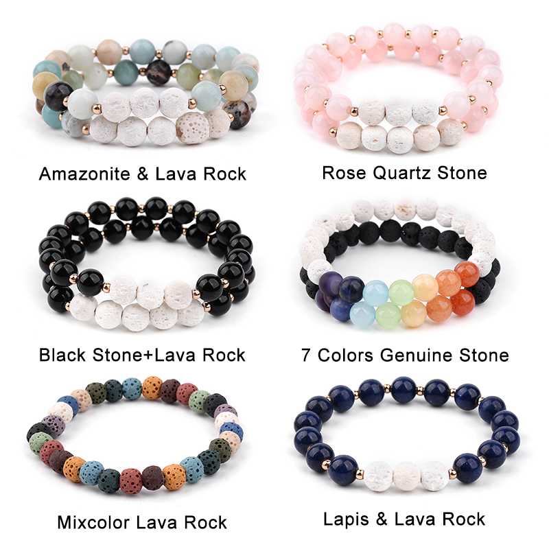 8mm Lava Stone Aromatherapy Es - J-Yoga Fitness recension och pris
