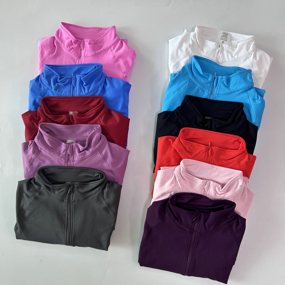 No Logo Yoga Jacket With Half  - Yoga Fitness Women recension och pris