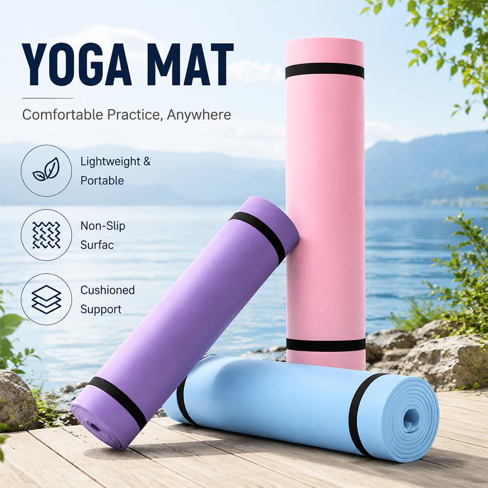 1/2Pcs Thick Yoga Mat Anti-ski - Thick Yoga Mat recension och pris