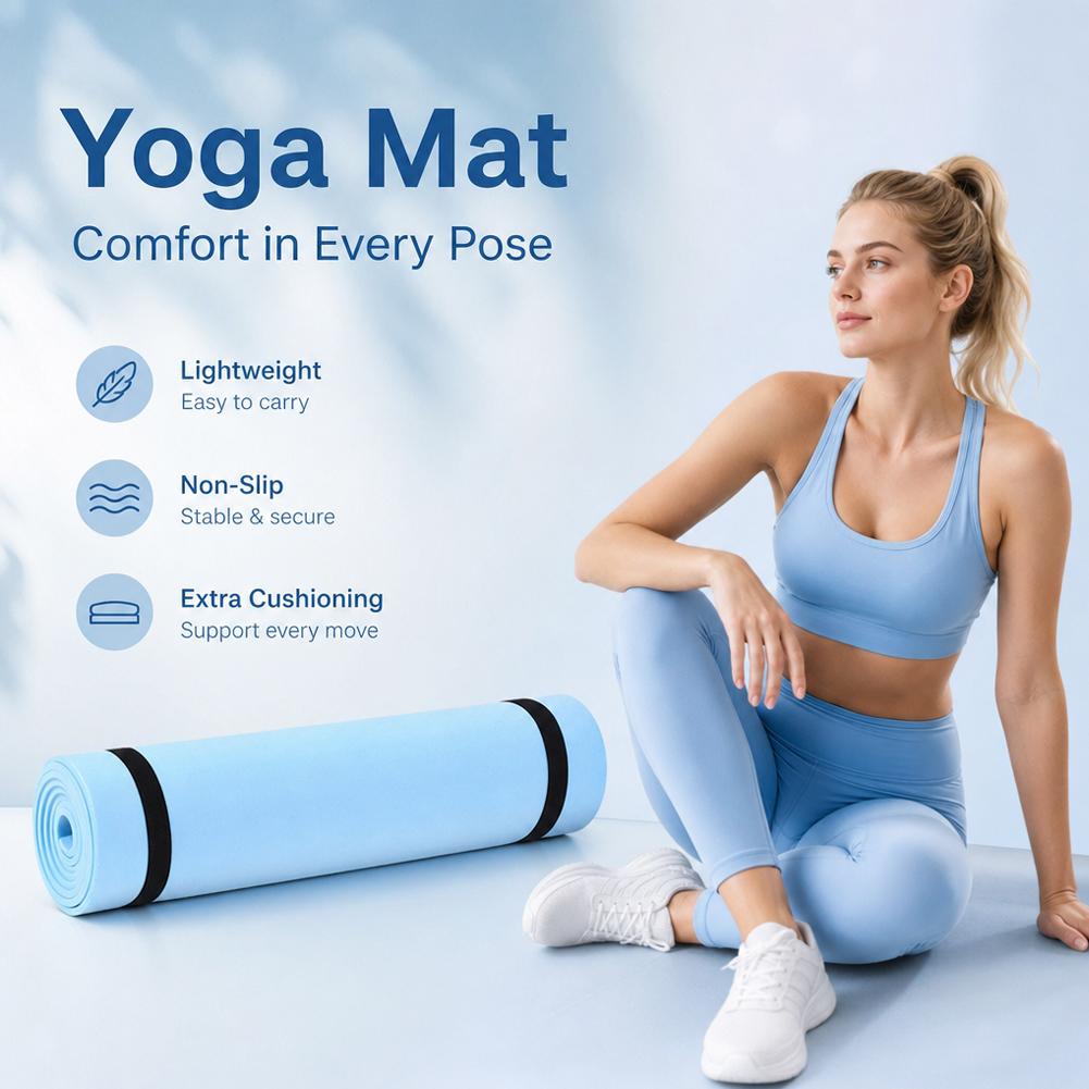 1/2Pcs Thick Yoga Mat Anti-ski - Thick Yoga Mat recension och pris