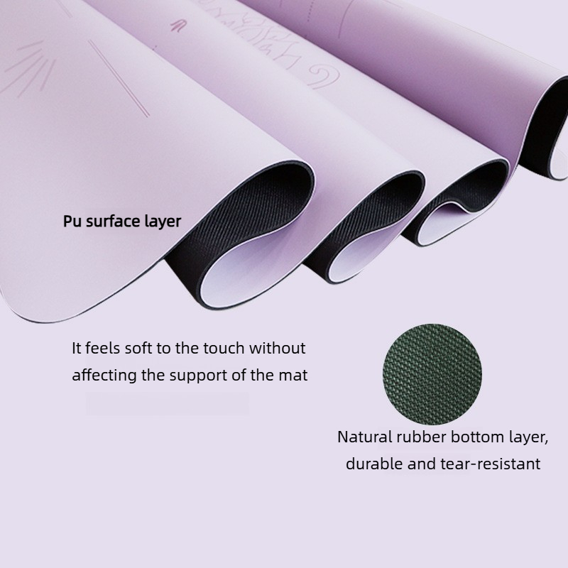 Lezyan PU Natural Rubber Yoga  - Thick Yoga Mat recension och pris