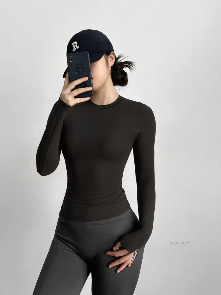 Slim Fit Long Sleeve Yoga Fitn - Yoga Fitness Girl recension och pris