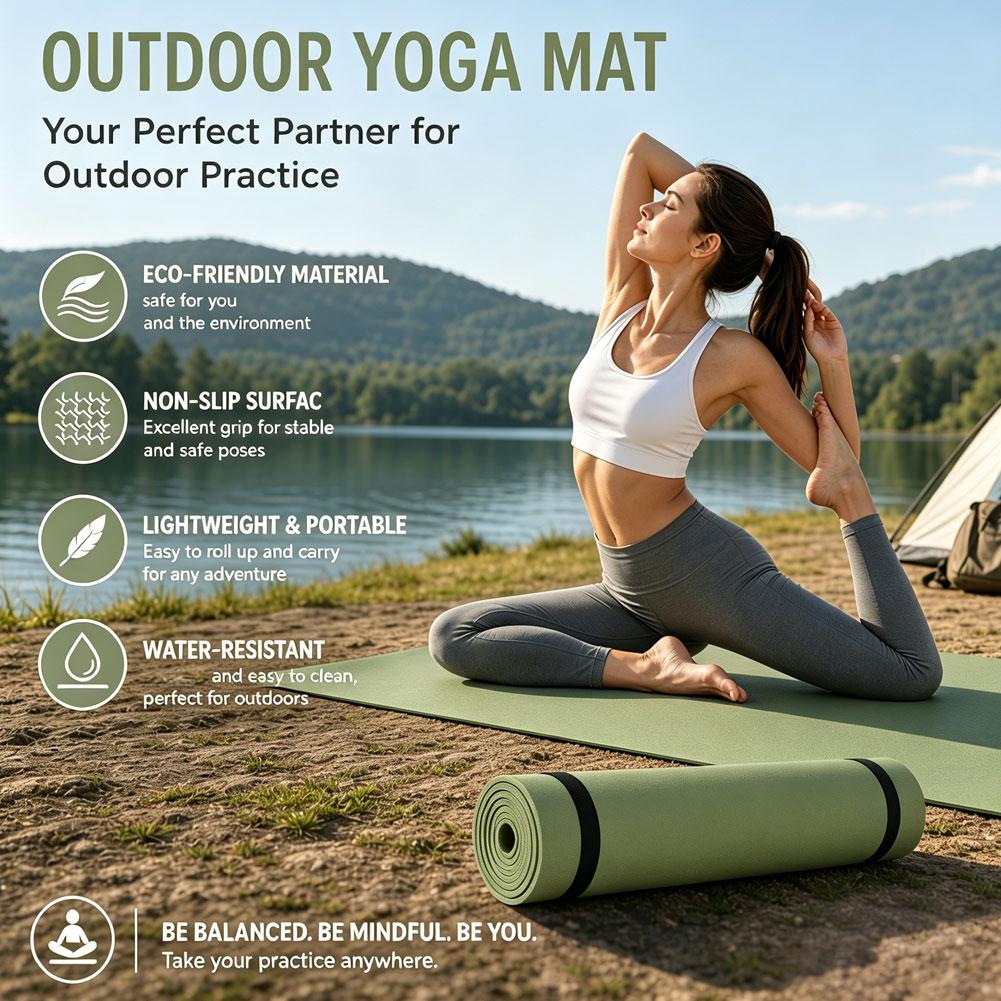 180x50cm Non-slip Pilates Yoga - Thick Yoga Mat recension och pris